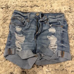 Aeropostale Distressed Denim Women Shorts